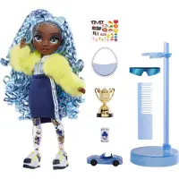 Mga Rainbow High Sparkle & Shine Poppen - Marina (Blauw), Modepop, Vrouwen, 4 jaar en ouder, Geschikt voor jongens en meisjes, 280 mm, Meerkleurig