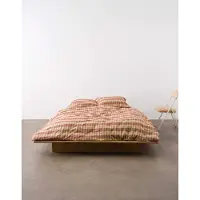 Marc O'Polo Kussensloop Hillan Dark Coral (Flanel)-60 x 70 cm (standaard)