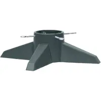 vidaXL Kerstboomstandaard 55,5x55,5x15 cm groen