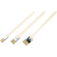 Fx Tools Verfkwasten set - 3 delig - platte lange steel - 25/37/50 mm - Verfkwasten