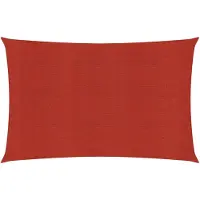 vidaXL Zonnezeil 160 g/m² 2,5x4,5 m HDPE rood