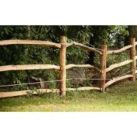 Intergard Post & Rail hekwerk 290cm klassiek kastanjehout