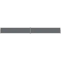 vidaXL Windscherm uittrekbaar 117x1200 cm antracietkleurig