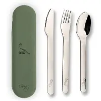 Citron Bestekset Silicone | Green