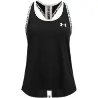 Under Armour Sporttop 'Knockout' zwart / wit