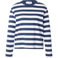 Selected Shirt 'ESSENTIAL' donkerblauw / wit