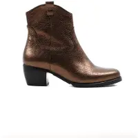 Footnotes 51.001 wijdte H Enkellaarzen | Maat 39 Dames Brons