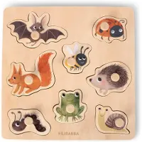 Filibabba - Wooden silhouette puzzle - Forest friends - (FI-03370)