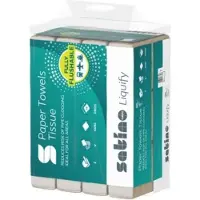 Satino Liquify Handdoek v-vouw 2-laags - 24x21cm (4020 stuks)