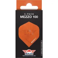 Bull's Mezzo 100 No.2 Orange Flights | 5-Pack