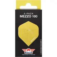Bull's Mezzo 100 No.2 Yellow Flights | 5-Pack