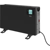 Teesa Elektrische Kachel tot 2000W - Convectorkachel - Radiator - Ingebouwde Thermostaat - LCD Display - Timer Functie - Zwart
