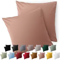 Blumtal Kussensloop Microvezel Kussenhoes 65 x 65 cm - Roze - Set van 2