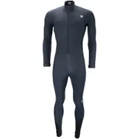 Agu marathon thermo schaatspak dames dark grey/black | Maat XL