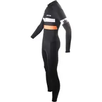 Hunter skatesuit Marathon RTR speed Black Oranje | Maat XXS/140