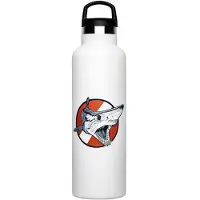 Fish Tank Shark Mouth Bottle 600ml Wit