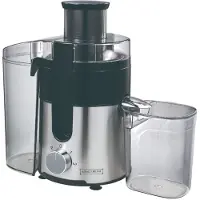 Capida PJ7611 Juicers - Sapcentrifuge voor Groenten & Fruit - Juicer Met 0.6 L Sapbeker en 1 Liter Pulpreservoir - 3 Snelheden - 600W - RVS / Zwart