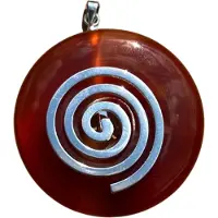 Spiru Donuthanger Levensspiraal Carneool