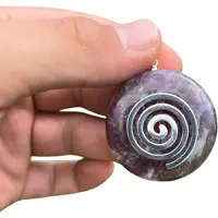 Spiru Edelsteen Amethist Donut Levensspiraal