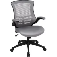 Mazazu MIRA Home - Bureaustoel - Grijs- Polyester - 49x25x109