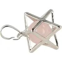 Ruben Robijn Roze kwarts Merkabah kooihanger
