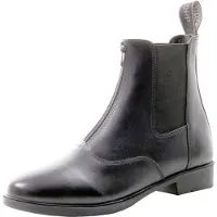 QHP Jodhpurs Manilla - Paardrijlaarzen - Leer - Zwart - Maat 43
