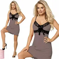 DKaren Cassidy | nachthemd voor dames | viscose | cappuccino | M