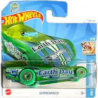 Hot Wheels SUPERCHARGED EARTH DAY 2024 GREEN 124/250 1:64 HW CELEBRATION RACERS 7/10 SHORT CARD 2024