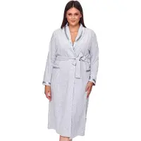 Doctor Nap Katoenen Badjas Dames | Kamerjas Dames | Grey Melange SWA.1078 XL