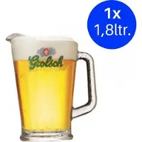 Grolsch - Bier Pitcher (glas) schenkkan - 1,77 ltr