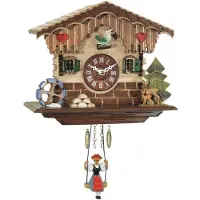 Engstler - 189 SQ - Wandklok met schommel - Quartz