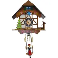 Engstler - 191 SQ - Wandklok met schommel - Quartz