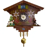 Engstler - 0182 QP - Wandklok met slinger - Quartz
