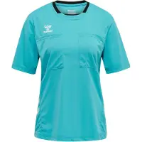 Hummel Functioneel shirt 'Referee Chevron' aqua / zwart / wit