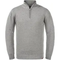 INDICODE JEANS Trui 'Richard' lichtgrijs