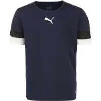 Puma Functioneel shirt 'TeamRise' donkerblauw / zwart / wit