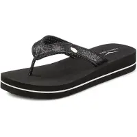 Venice beach Teenslipper zwart