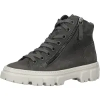 Paul green Hoge veterschoen met extra rits Paul Green Grijs | 5