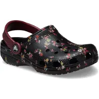 Crocs Classic Graphic Thermoplastische Zwarte/Multikleurige Instappers