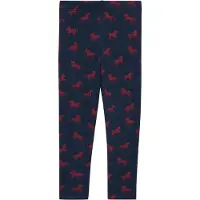 s.Oliver Leggings navy / karmijnrood