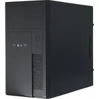 Chieftec Mesh Series XT-01B - Tower - micro ATX 350 Watt (ATX12V 2.3/ PS/2) Mini-tower PC-behuizing Zwart