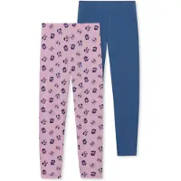 Schiesser Leggings ' 95/5 ' donkerblauw / rosa