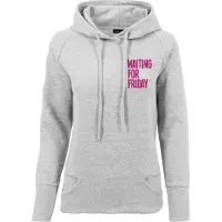 Merchcode Sweatshirt grijs gemêleerd / donkerroze