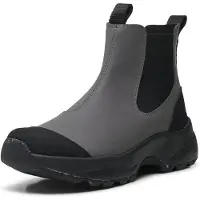 Woden Chelsea boots 'Siri' donkergrijs / zwart
