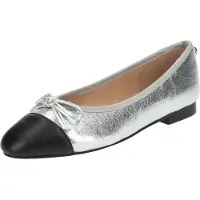 Steve madden Ballerina zwart / zilver