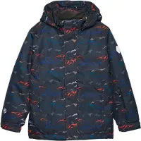 Color Kids Sportjas 'Coski Aop' donkergrijs
