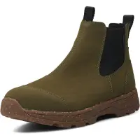 Woden Chelsea boots donkergroen / zwart