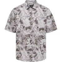 Only & Sons Overhemd grijs / taupe / lichtgrijs