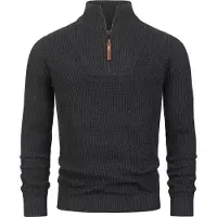 INDICODE JEANS Trui 'Yassip' nachtblauw