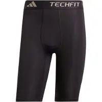 Adidas Sportbroek 'TECHFIT Compression Training Short' greige / zwart
